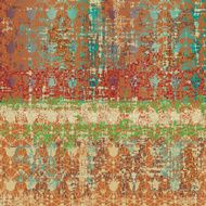 Aged abstract background with floral elements 2