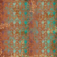 Aged abstract background with floral elements 1