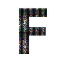 multicolor letter F N2