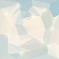 Abstract soft winter colored geometric background with glaring lights N2