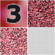 Number three (mixed mosaic)