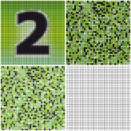Number two (mixed mosaic)