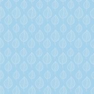 Pattern leafs on a blue background