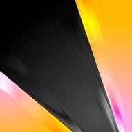 Abstract pink and yellow contrast background