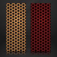 Hexagon Metal Banner N2