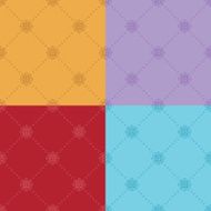 color seamless patterns - vector set