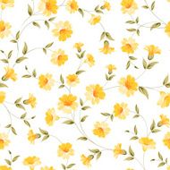 Elegant flowers fabric N2