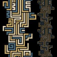 Geometric lines seamless abstract background maze