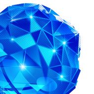 Contemporary bright background with dot textured dimensional