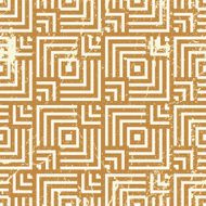 Retro style geometric seamless background vintage vector