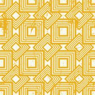 Vintage style geometric seamless background retro vector N2
