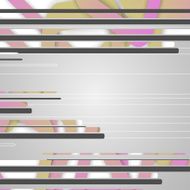 Abstract futuristic geometric shapes N37