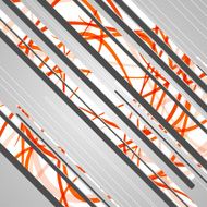 Abstract futuristic geometric shapes N41