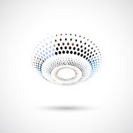 abstract color dots icon for design N8