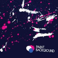 Bright Paint Stains Abstract Vector Background N2