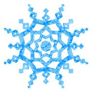 Vector snowflake for Christmas design