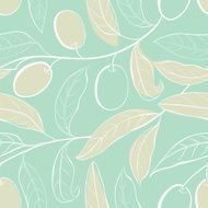 Olive seamless pattern N7