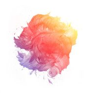 Colorful watercolor painting background