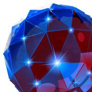 Plastic pixilated background dimensional complicated template N2