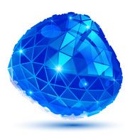 Plastic pixilated glossy 3d cybernetic model reflective N2