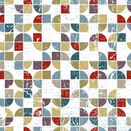 Vector geometric textile abstract seamless pattern spotted tatt