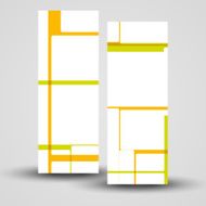 Vector banner set for your design N42
