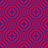 Seamless geometric vintage background magenta illusive pattern