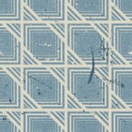 Retro style geometric seamless background vintage vector repeat