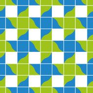 Ornate tiles seamless pattern geometric vector background N3