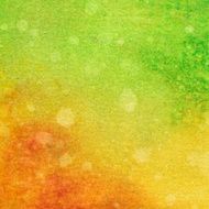 Green yellow orange hand painted background N2