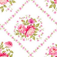 Vintage flower pattern N8