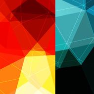 Color block background