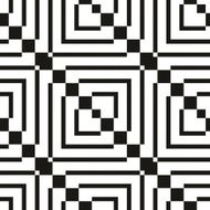 Paper with seamless black and white geometric pattern