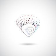 abstract color dots icon for design N9