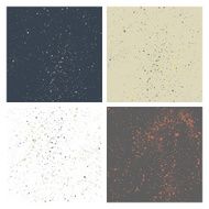 Set of hand-made grunge textures