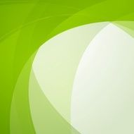 Bright green waves design