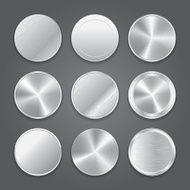 App icons background set Metal button icons