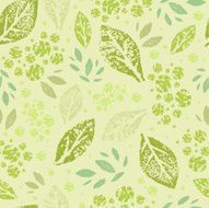 Textured Leaves Seamless Pattern N2