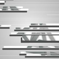 Abstract futuristic geometric shapes N45