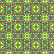 Seamless ornamental floral pattern background N3