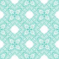 Stroke floral abstract pattern