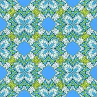 Stroke floral abstract pattern N2