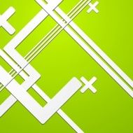 Green colourful technical background
