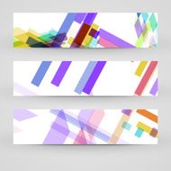 Vector banner set for your design N46