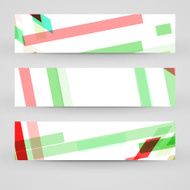 Vector banner set for your design N47
