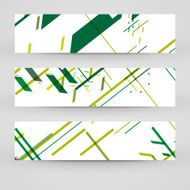 Vector banner set for your design N49