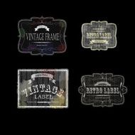 RETRO LABELS01black