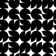Geometric seamless mosaic tiles pattern vector background