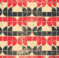Retro seamless pattern with messy texture N4