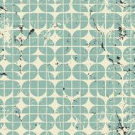 Geometric seamless pattern with mess aged texture N3